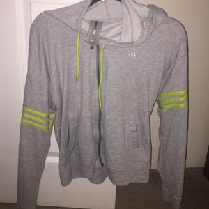 COPY - COPY - Adidas light gray hoodie